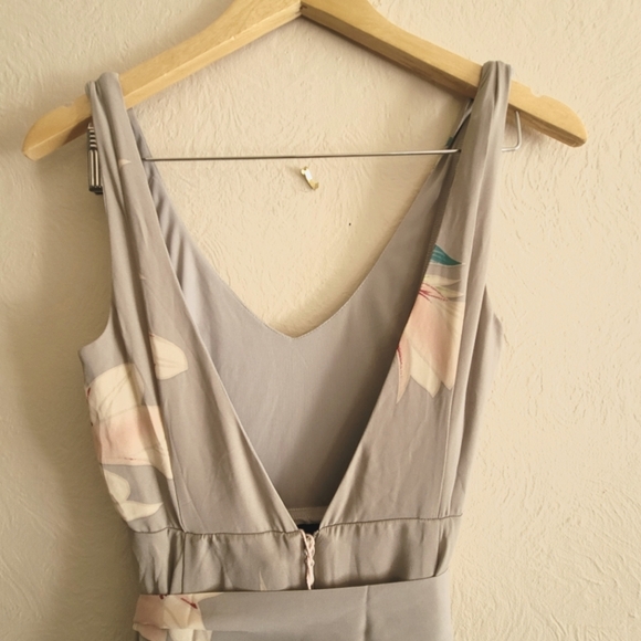Show Me Your Mumu, Jenn Maxi Dress in Lily Showers, Grey, Size Small - Picture 9 of 11